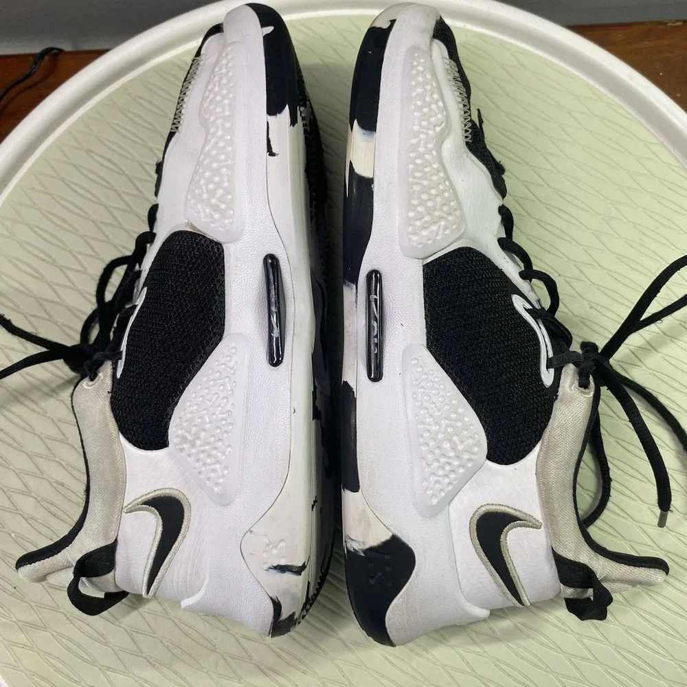 Nike PG 5 TB Men's White&Black Oreo‎ Sneakers Size 8US/7/41